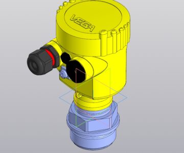 3D модель Преобразователь давления Vega VEGABAR 82