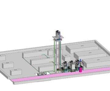 3D модель Установка приготовления рабочего раствора водной эмульсии ВЭ