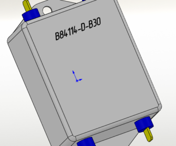 3D модель Сетевой фильтр B84114-D-B30