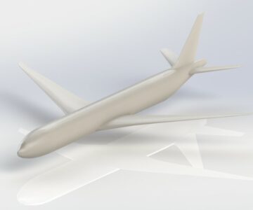 3D модель Самолет Боинг 777-300