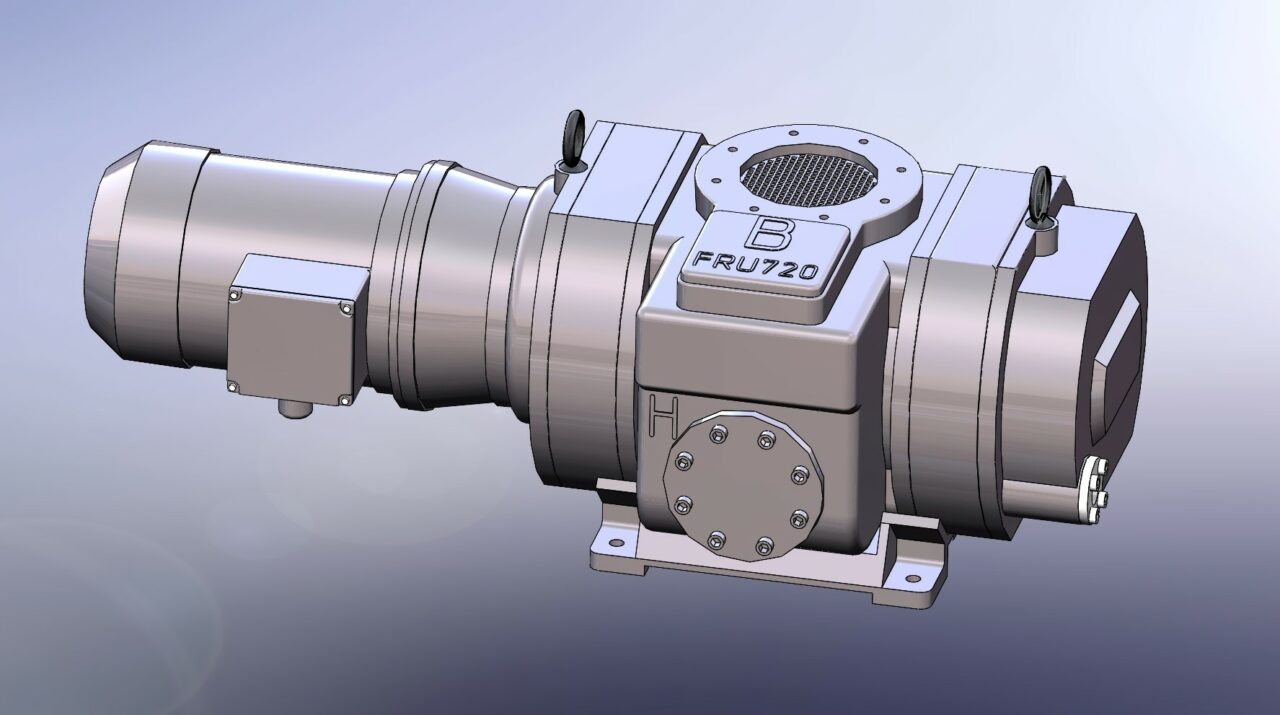 3D модель Модель Вакуумного насоса FRU720