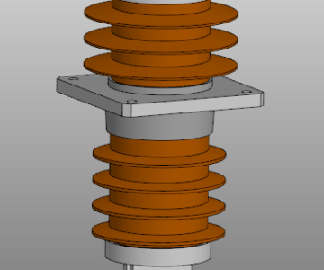 3D модель Изолятор проходной ИППУ -10-2500-12,5