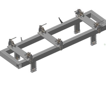 3D модель Стенд для сборки рамы 2ПТС-8.10