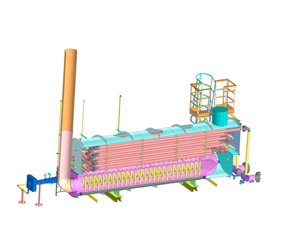 3D модель Подогреватель нефти ПБТ 1,6