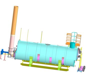 3D модель Подогреватель нефти ПБТ 1,6