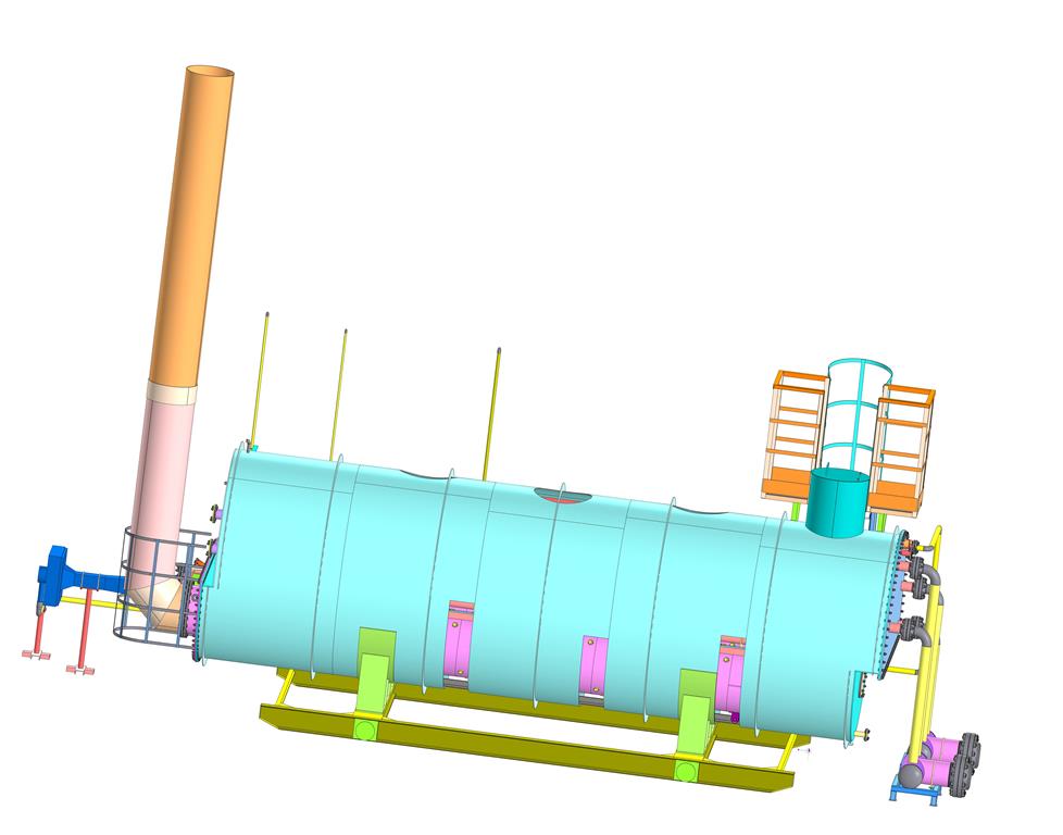 3D модель Подогреватель нефти ПБТ 1,6