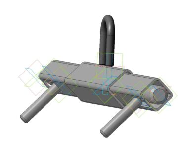 3D модель Приспособление для подъёма бетонных колец