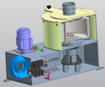 3D модель Центрифуга - сушилка 50кг, 3 кВт для сушки мелких деталей