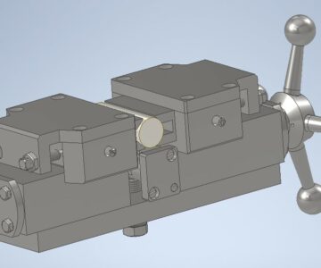 3D модель Тиски 00-000-06.05.05.00 в Inventor