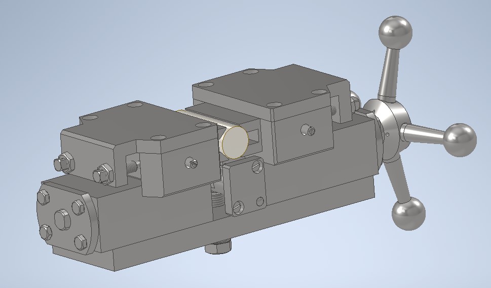 3D модель Тиски 00-000-06.05.05.00 в Inventor