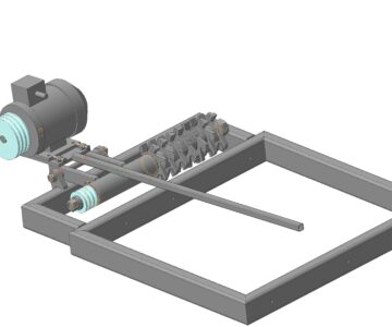 3D модель Шипонарезной станок ШРС