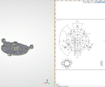 3D модель Фланец мачтовый