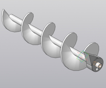 3D модель Шнек подающий