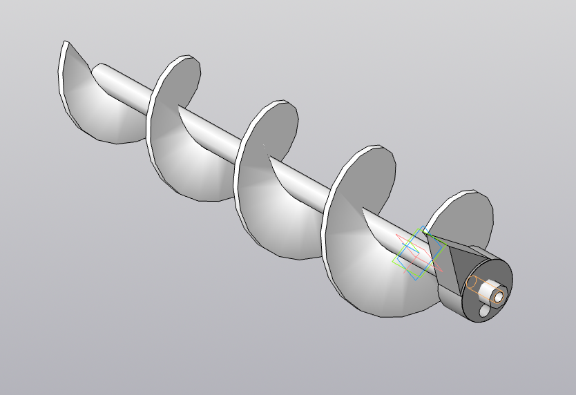 3D модель Шнек подающий