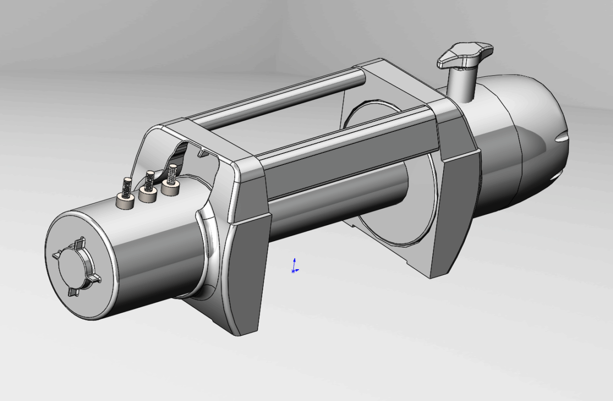 3D модель Лебедка Winch Comeup 9500 Gen2