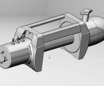 3D модель Лебедка Winch Comeup 9500 Gen2