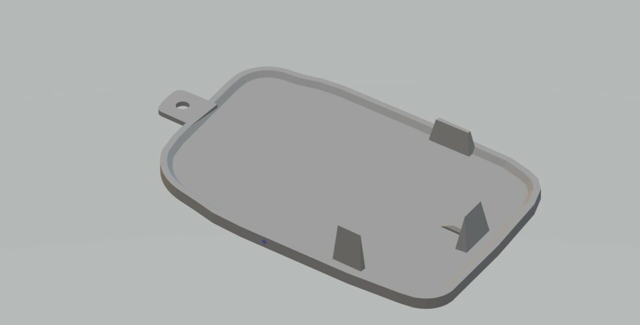 3D модель Заглушка бампера Audi A3 8p 2006