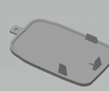 3D модель Заглушка бампера Audi A3 8p 2006