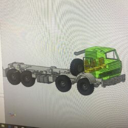 3D модель Модель камаза 6350