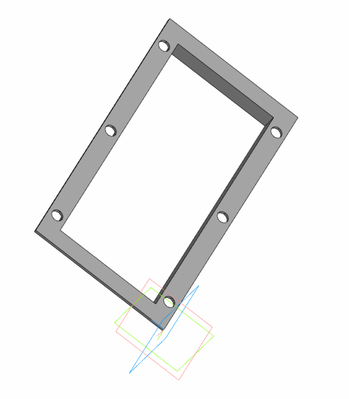 3D модель Теневая решетка на магнитах для натяжных потолков