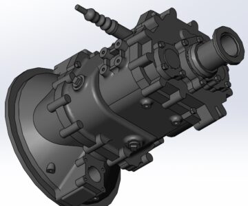 3D модель Механическая коробка переключения передач (МКПП) FAST GEAR 6DS60T-GAZ