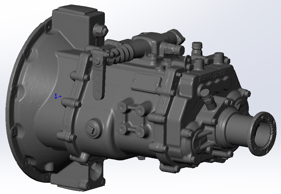 3D модель Механическая коробка переключения передач (МКПП) FAST GEAR 6DS60T-GAZ