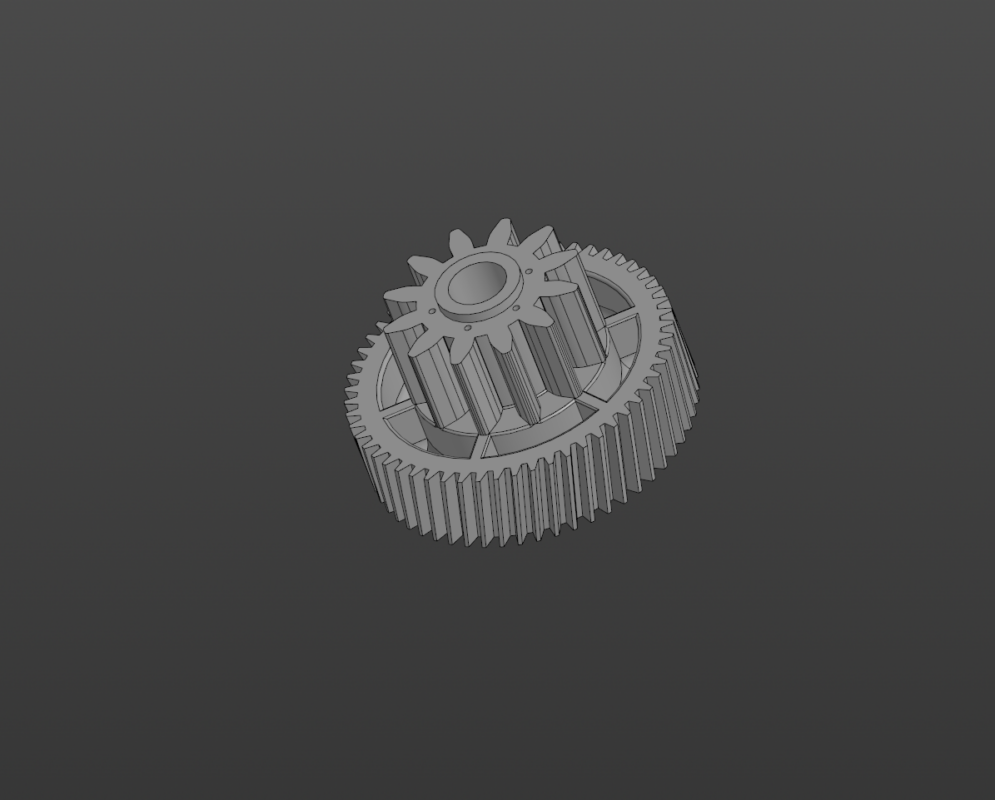 3D модель Шестеренка мясорубки DEXP MG-2000S