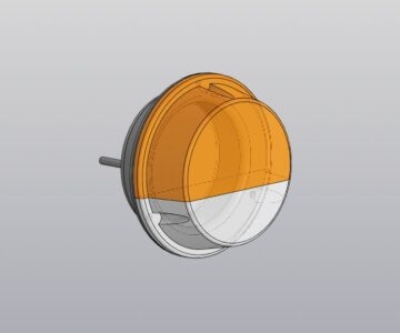 3D модель 3D модель подфарника ПФ-130