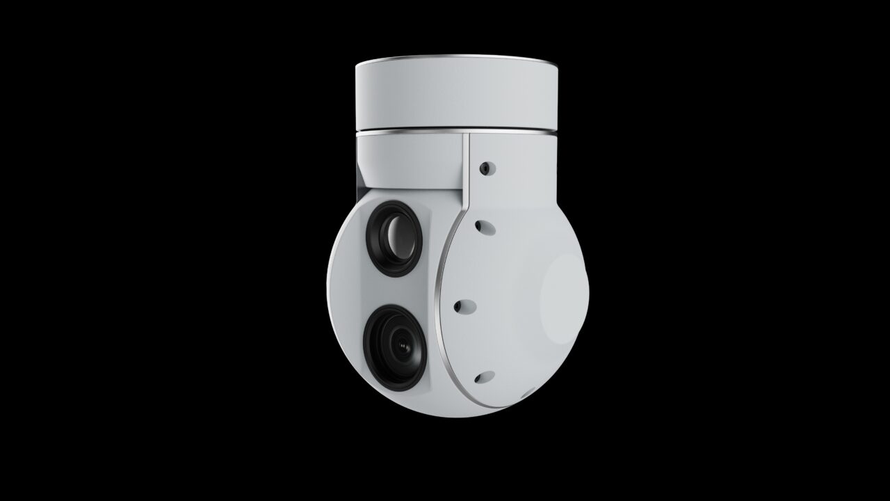 3D модель 2х-осевая карданная камера U30TiR