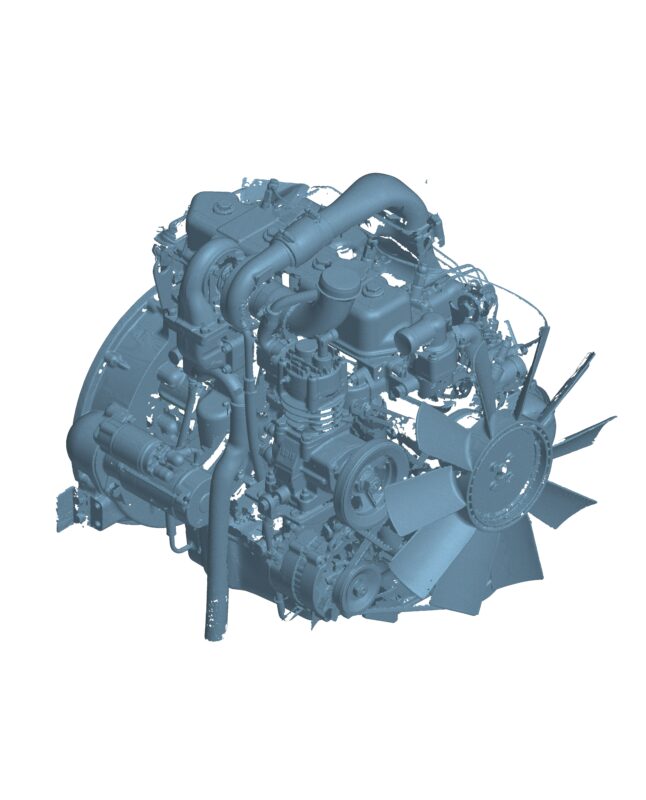 3D модель STL модель двигателя YN27GBZ
