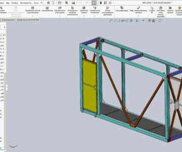 3D модель Трап обслуживания 4730х1020х2690 мм
