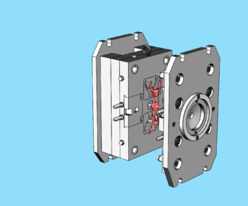 3D модель Прессформа для детали ДКАБ 733300.004 Опора для удочки