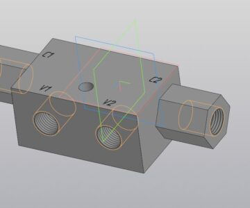 3D модель Гидрозамок VRDE G3/8