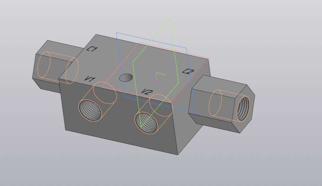 3D модель Гидрозамок VRDE G3/8