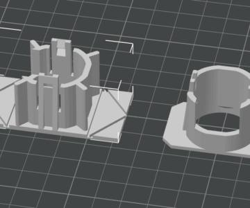 3D модель Крепление для датчика парковки VAG