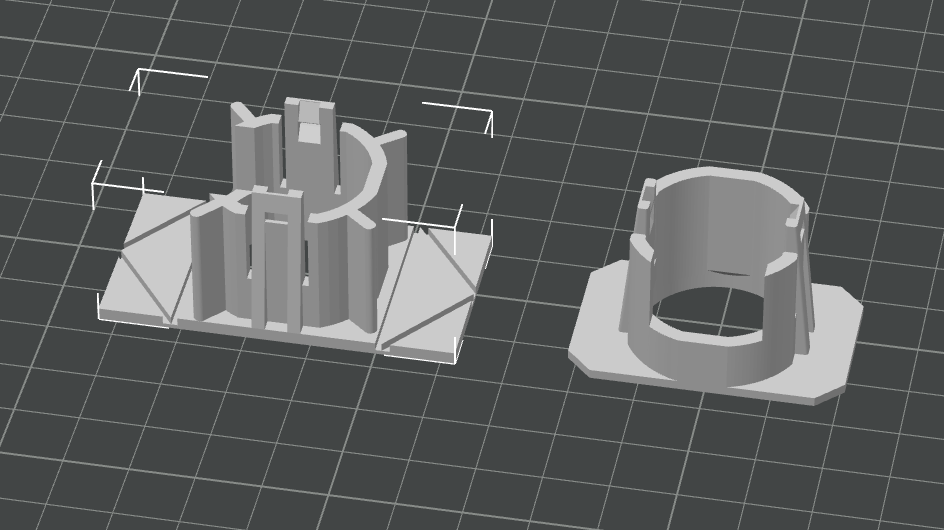 3D модель Крепление для датчика парковки VAG