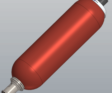 3D модель Гидропневмоаккумулятор AS20F210CL9V-0-C0C0/30 EPE Italiana Srl