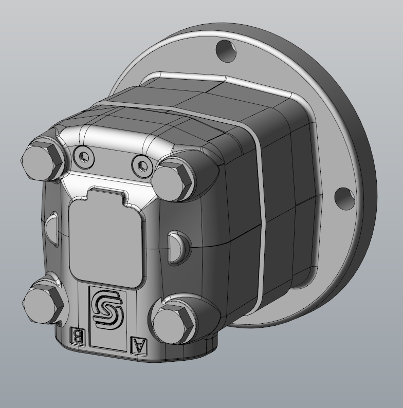 3D модель Гидромотор героторный OMTS 315 (151B3039) Sauer Danfoss