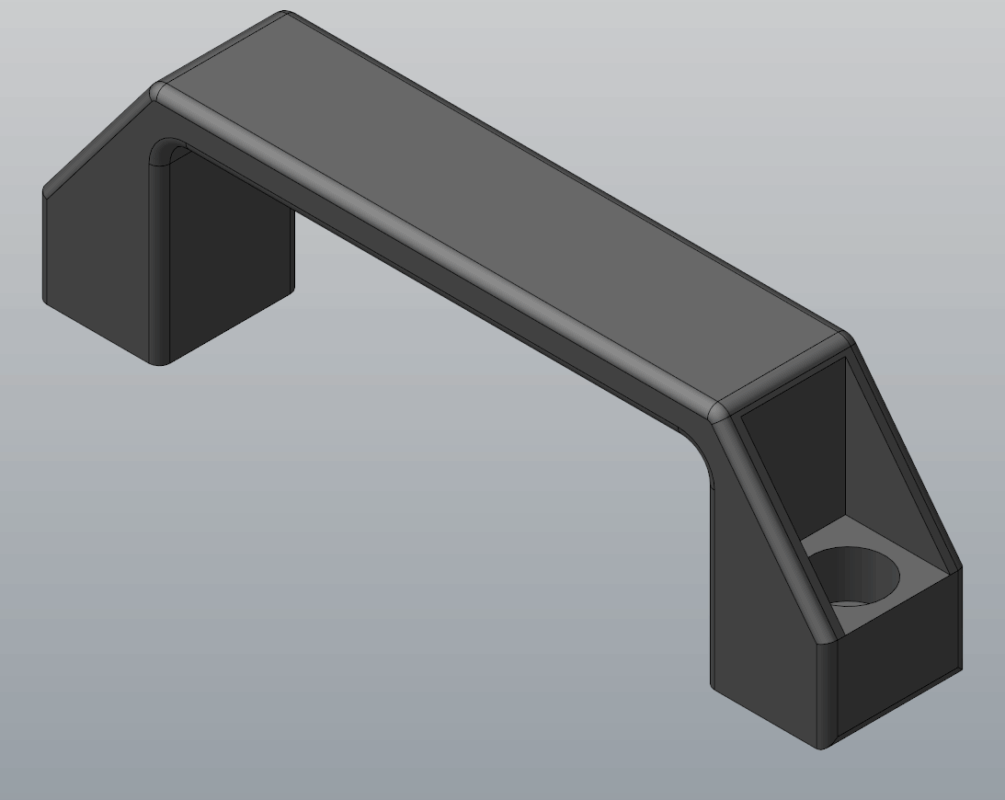 3D модель Ручка П-образная B1MPP15114 (L132xD8,5)