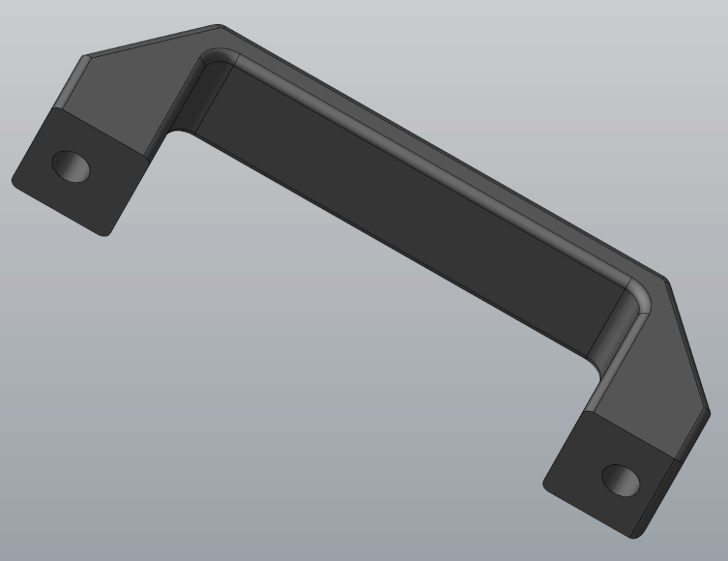 3D модель Ручка П-образная B1MPP15114 (L132xD8,5)
