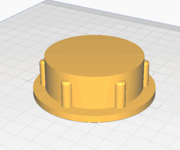 3D модель Крышка канистры
