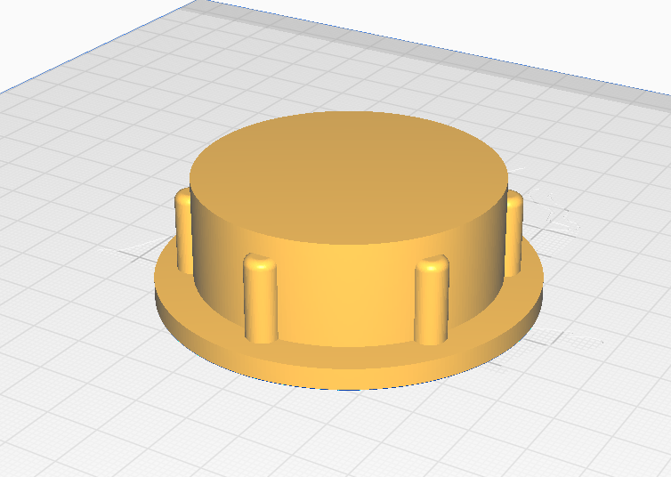3D модель Крышка канистры