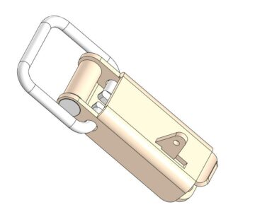 3D модель Габаритная 3d модель замка I ОСТ 4Г0.440.202-80(АИСТ.304265.006-04)