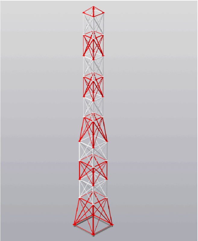 3D модель Антенна GSM с контейнером