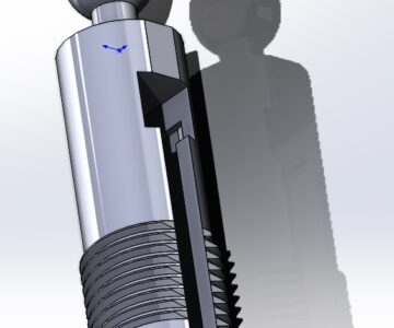 3D модель Тяга электрорегулировки зеркала газель