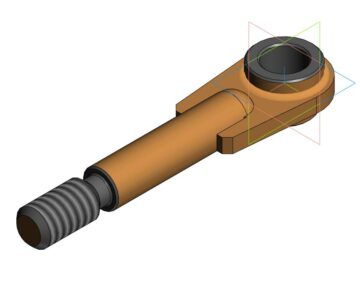 3D модель Замковое устройство для стягивания бортов стальных форм для ЖБИ ГОСТ 27204-87.