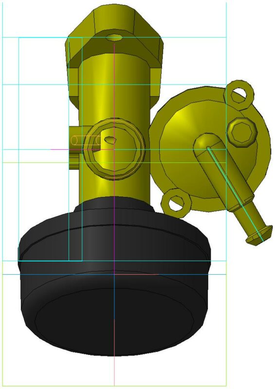 3D модель Карбюратор Д8
