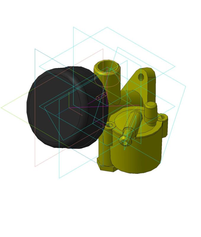 3D модель Карбюратор Д8