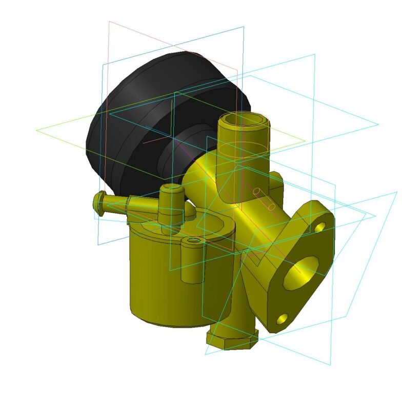 3D модель Карбюратор Д8