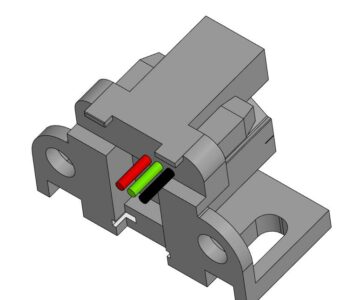 3D модель 3D модель Датчик Холла VS-HS 0108.